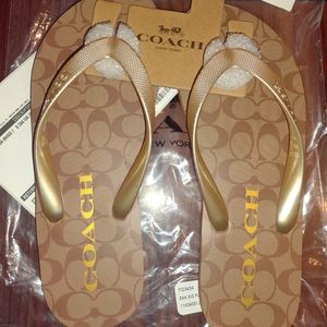 Coach Flip Flops